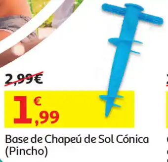 Auchan Base de Chapeú de Sol Cónica promoção
