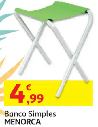 Auchan Banco Simples Menorca promoção
