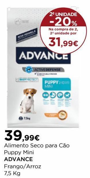 Ração para cães advance