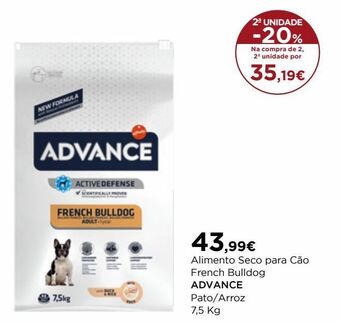 El Corte Inglés Ração para cães advance promoção