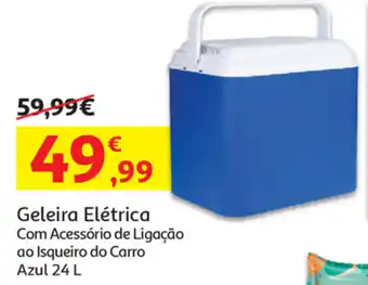 Auchan Geleira Elétrica Azul 24L promoção