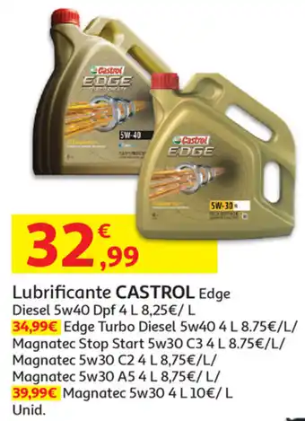 Lubrificante Castrol 5W40 4L