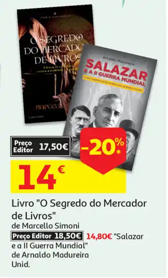 Auchan Livro "o Segredo do Mercador de Livros" promoção