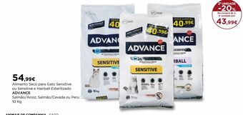 El Corte Inglés Comida para gatos advance promoção