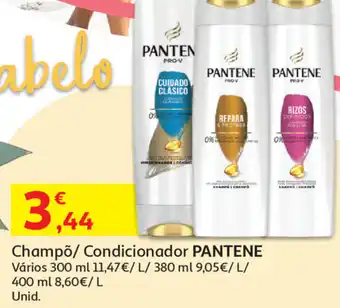 Auchan Champô/ Condicionador Pantene 380ml promoção
