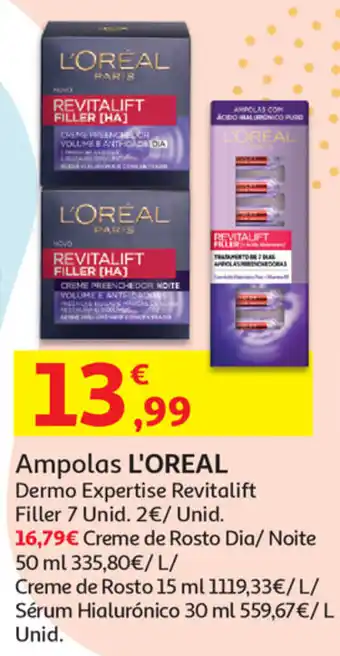 Auchan Ampolas L'Oreal 50ml promoção