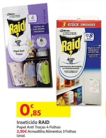 Auchan Insecticida Raid 4 Folhas promoção