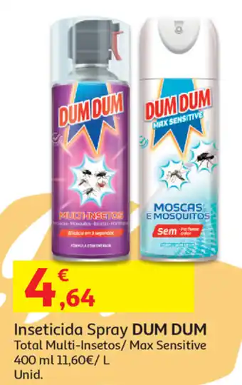 Auchan Insecticida Spray Dum Dum 400ml promoção