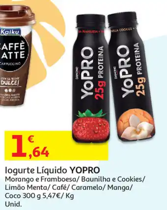 Auchan Iogurte Líquido Yopro 300g promoção
