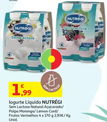 Iogurte Líquido Nutrégi 4x170g