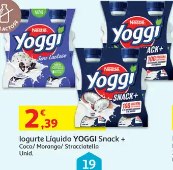 Auchan Iogurte Líquido Yoggi Snack + promoção