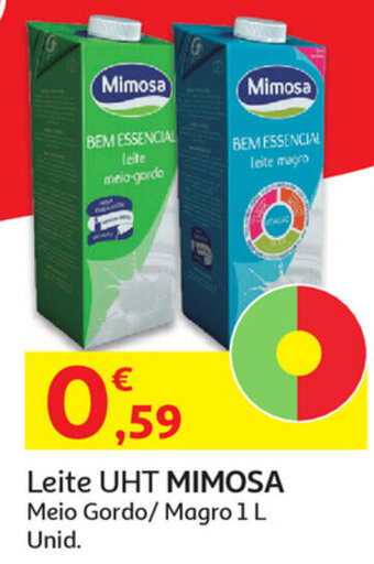 Auchan Leite UHT Mimosa 1L promoção