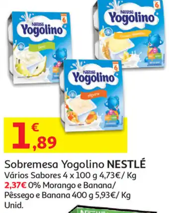 Auchan Sobremesa Yogolino Nestlé 4x100g promoção