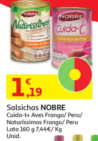 Salsichas Nobre 160g