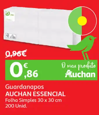 Auchan Gruardanapos Auchan Essencial 200 Unid promoção