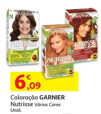 Auchan Coloração Garnier Nutrisse promoção