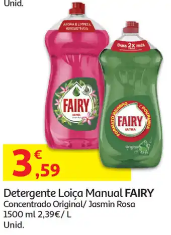 Auchan Detergente Loiça Manual Fairy 1500ml promoção