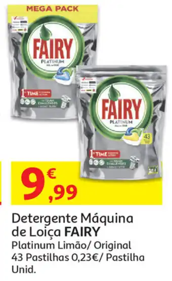 Auchan Detergente Máquina de Loiça Fairy promoção