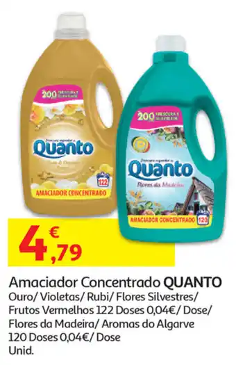 Auchan Amaciador Concentrado Quanto 120 Doses promoção
