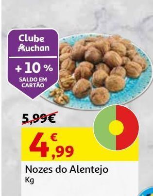 Auchan Nozes do alentejo promoção