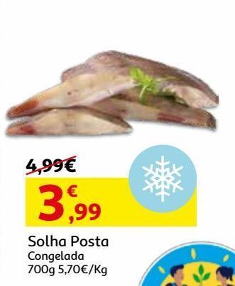 Solha posta congelada 700 gr