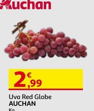 Uva red globe auchan kg