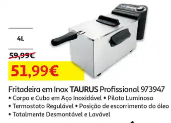Auchan Fritadeira em Inox Taurus Profissional 973947 promoção