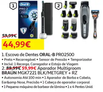 Auchan Escova de Dentes Oral-B Pro2500 promoção