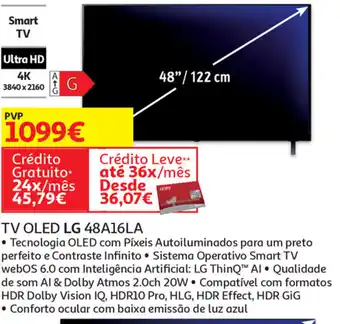 Auchan TV OLED LG 48A16LA promoção