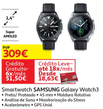 Smartwatch Samsung Galaxy Watch3 45mm