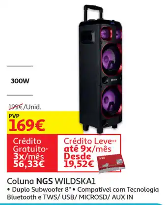 Auchan Coluna NGS WILDSKA1 promoção