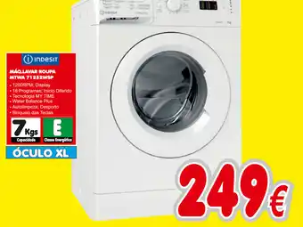 BragaJAV Máq. Lavar Roupa MTWA 71252WSP 7kgs promoção