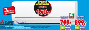 Ar Condicionado 9000Btu's Inverter MSZ-HR25VF 9000 BTUS