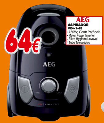 BragaJAV AEG Aspirador VX4-1-EB promoção