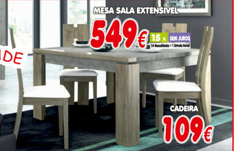 Mesa Sala Extensivel