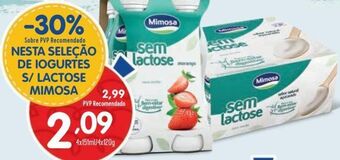 Iogurte sem lactose mimosa