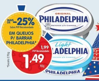 Minipreço Queijos philadelphia promoção