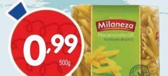 Minipreço Macarrão milaneza promoção
