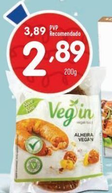 Minipreço Alheira veg in promoção