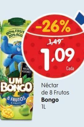 Minipreço Néctar um bongo promoção