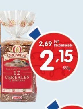 Minipreço Pão de forma oroweat promoção