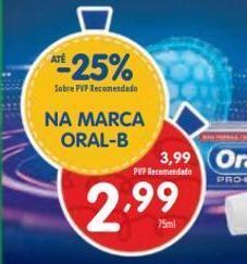 Minipreço Pasta de dentes oral-b promoção