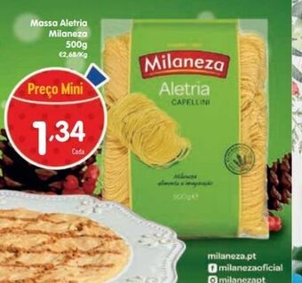 Minipreço Macarrão milaneza promoção