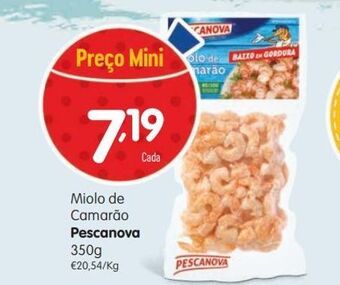 Minipreço Camarão pescanova promoção