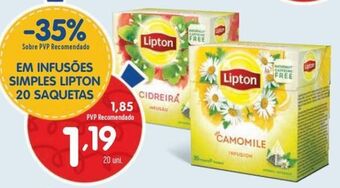 Minipreço Infusão lipton promoção