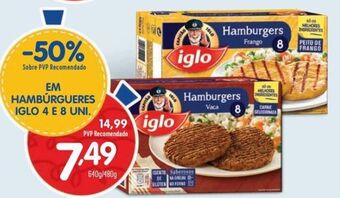 Minipreço Hambúrguer iglo promoção