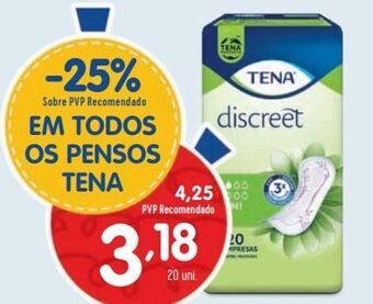 Minipreço Absorvente tena promoção