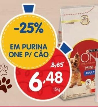 Minipreço Ração para cães purinaone promoção