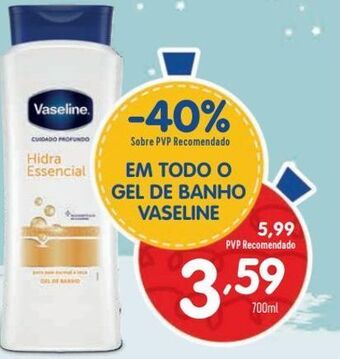 Gel de banho vaseline