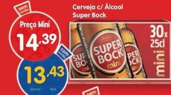 Minipreço Cerveja super bock promoção